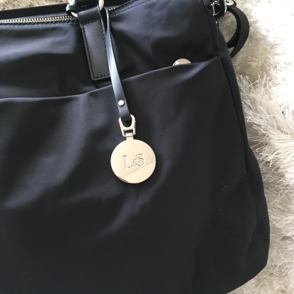 Lo and Sons Brookline Computer bag ( Black/Silver - Picture 5 of 11